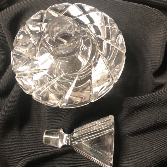 Heavy Cut Crystal Perfume Bottle - Picture 4 of 6